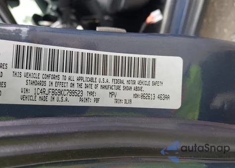 2019 Jeep Grand Cherokee Limited 4X4 from USA, damaged, VIN 1C4RJFBG9KC799523